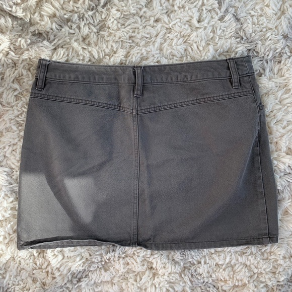 Vintage Y2K 2000s Gray Mini Skirt Old Navy - Picture 8 of 8